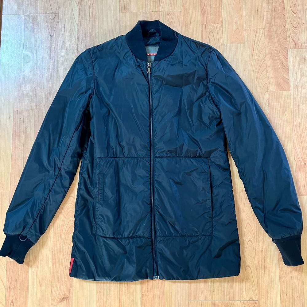 Woman’s Prada Black Bomber Jacket